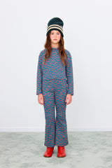 Mini Apples Rib Pant | Light Navy