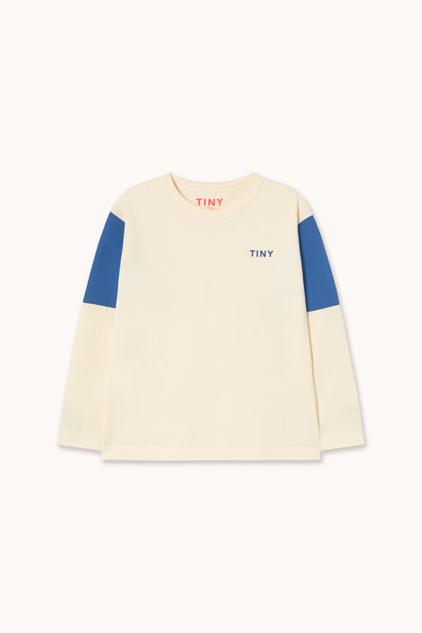 Color Block Tee | Light Cream