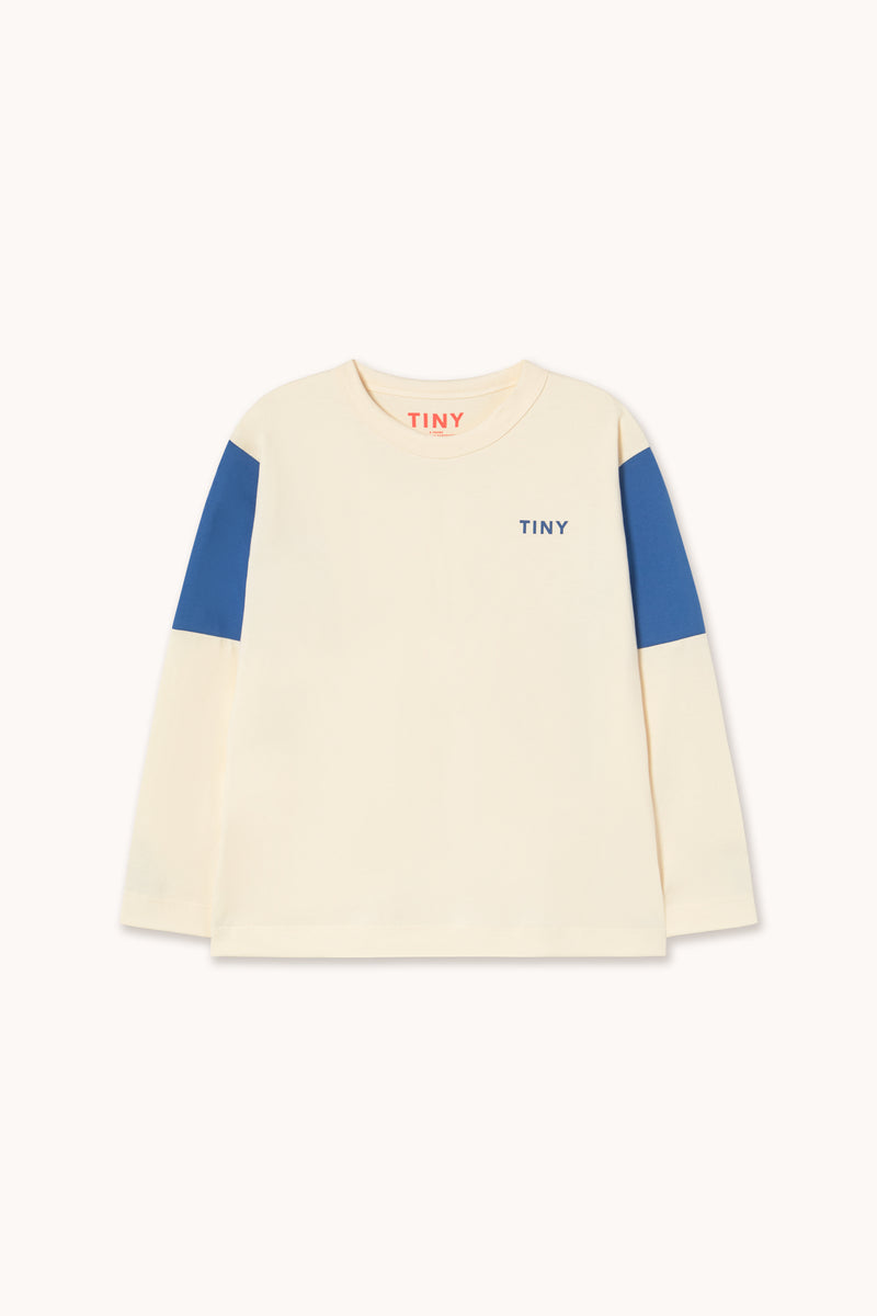 Color Block Tee | Light Cream