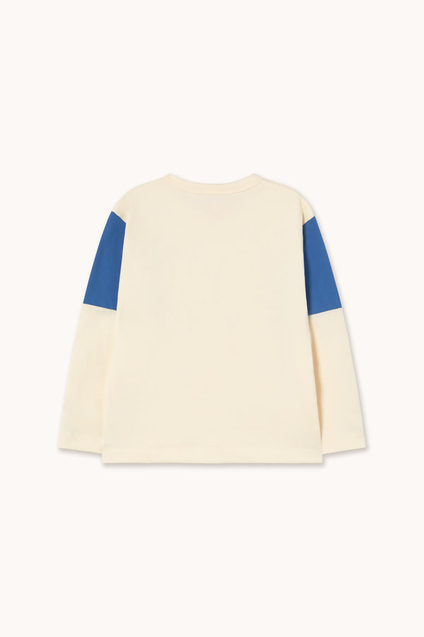 Color Block Tee | Light Cream