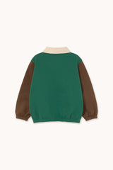 Color Block Polo Sleeve Tee