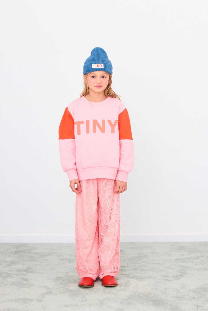 Tiny Color Block Sweatshirt | Pink