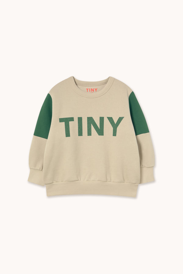 Tiny Color Block Sweatshirt | Dark Vanilla
