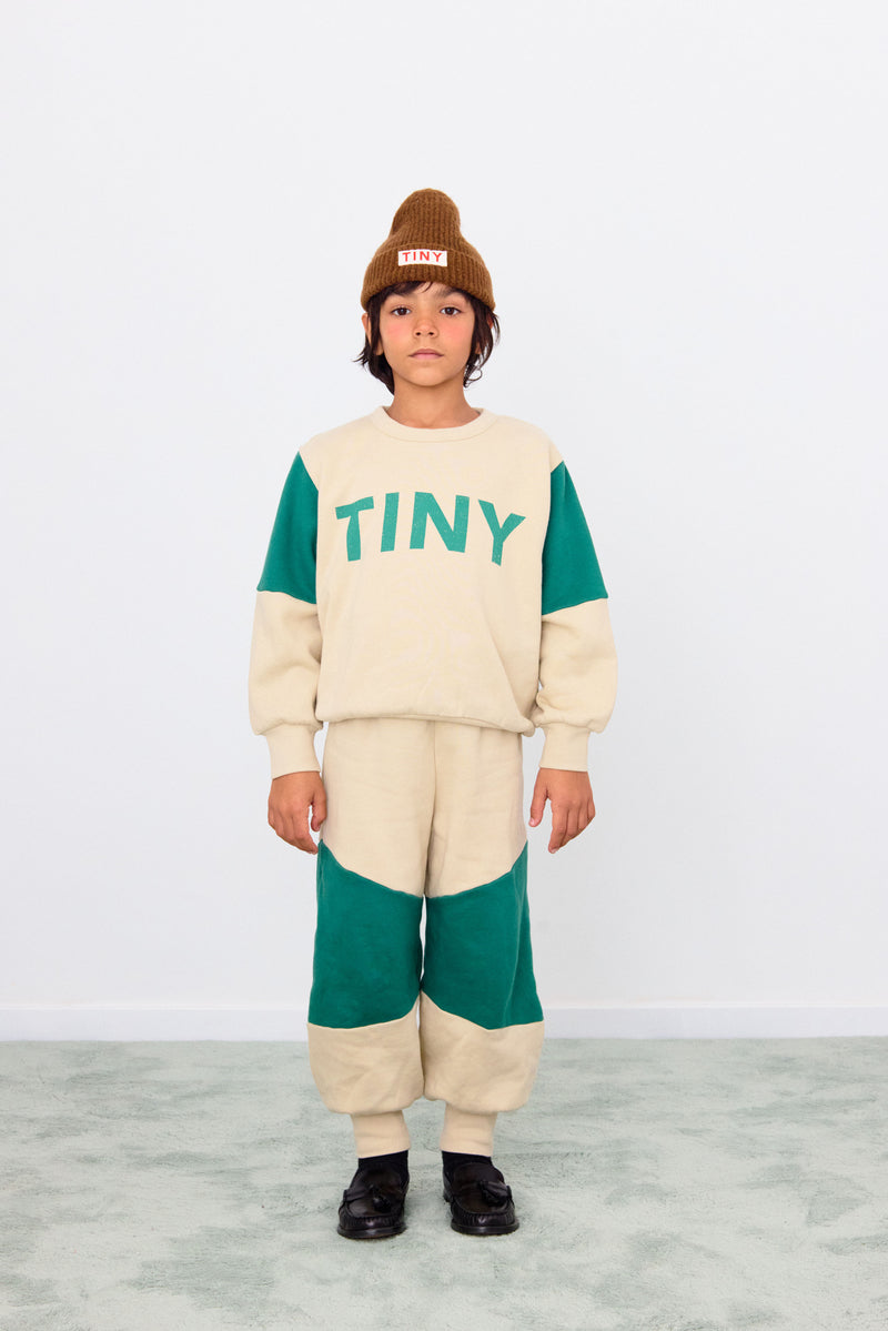 Tiny Color Block Sweatshirt | Dark Vanilla
