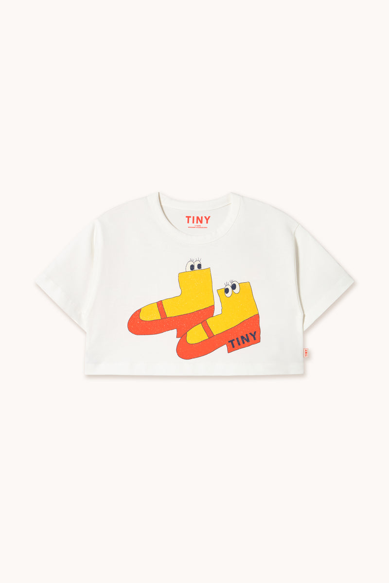 Walk Graphic Crop Tee