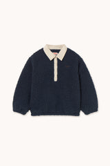 Sherpa Collar Sweatshirt | Navy