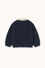 Sherpa Collar Sweatshirt | Navy
