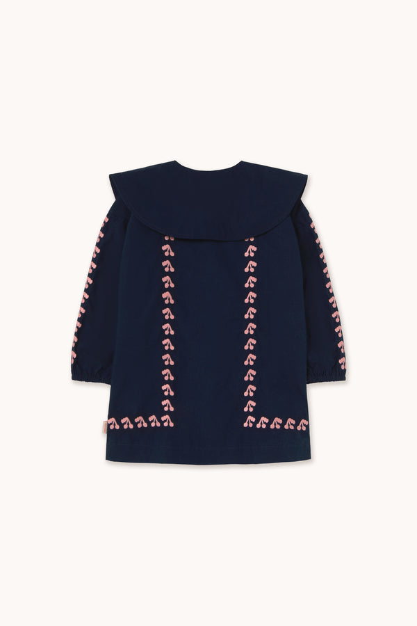 Mini Cherries Dress | Navy