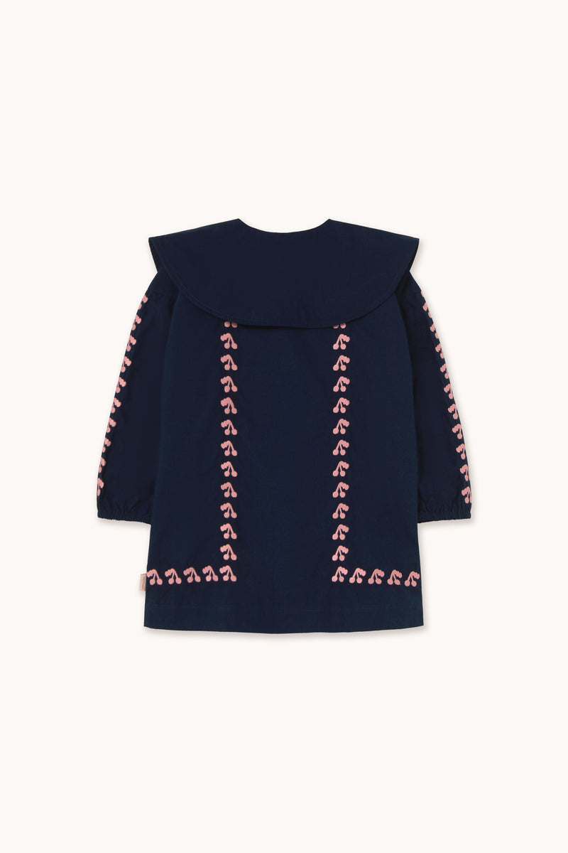 Mini Cherries Dress | Navy