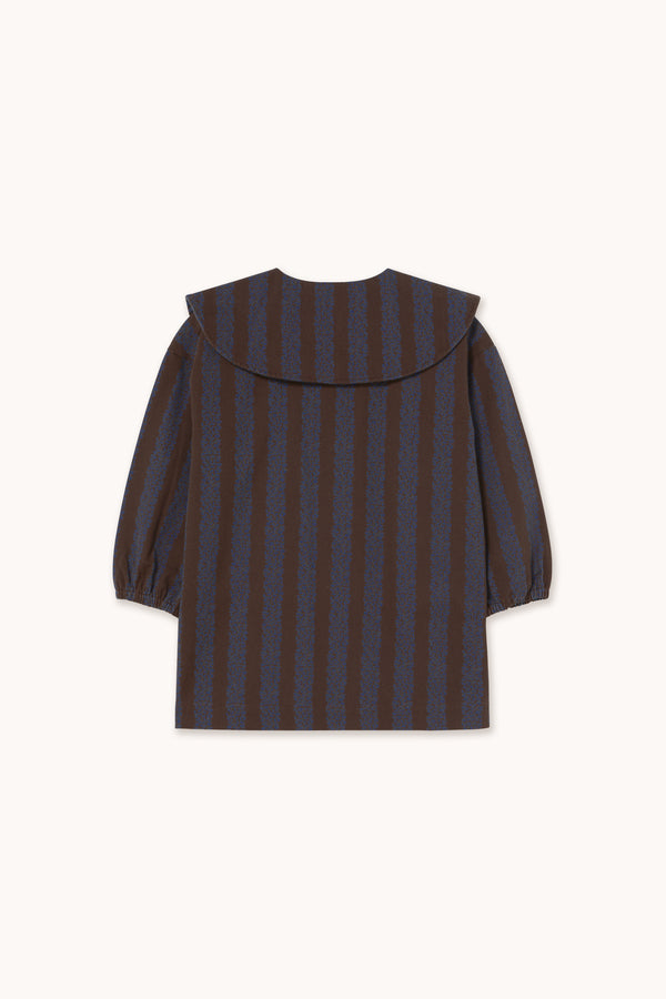 Flower Motifs Dress | Dark Brown