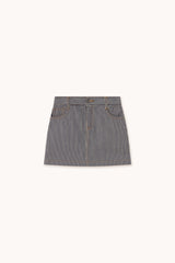 Two Stripes Skirt | Light Navy