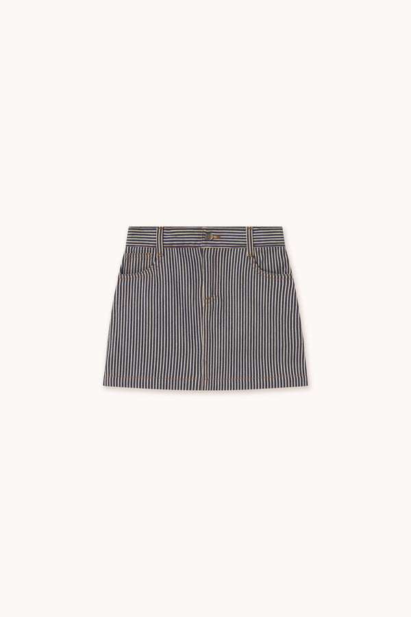 Two Stripes Skirt | Light Navy