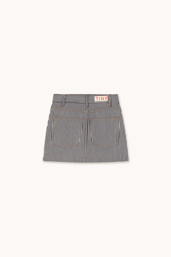 Two Stripes Skirt | Light Navy