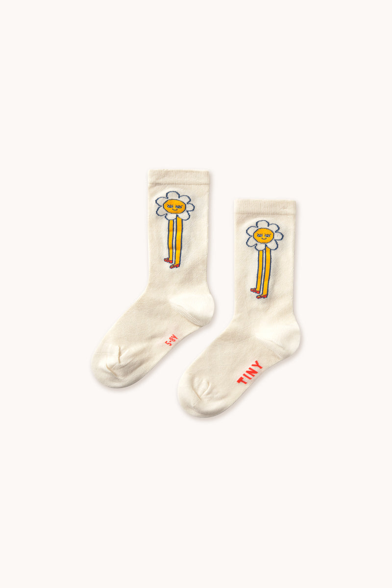 Daisies Medium Height Socks