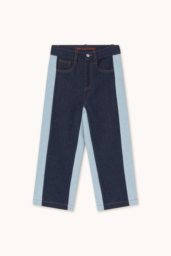 Color Block Jeans | Dark Blue