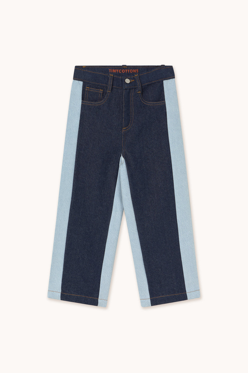 Color Block Jeans | Dark Blue