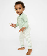 Andy Baby Legging | Dusty Seafoam Mini Stripe