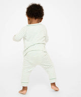 Andy Baby Legging | Dusty Seafoam Mini Stripe