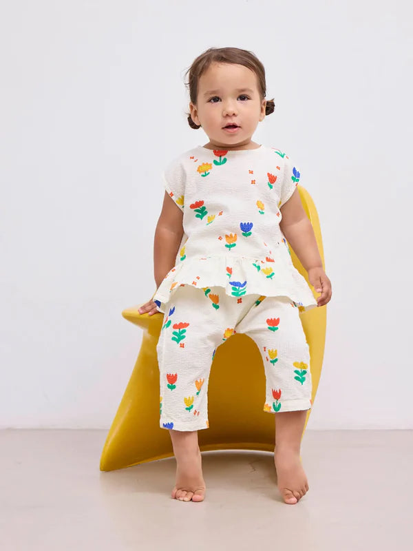 Baby Garden Party all over woven blouse | Multicolor