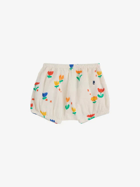 Baby Garden Party all over woven bloomer| Offwhite