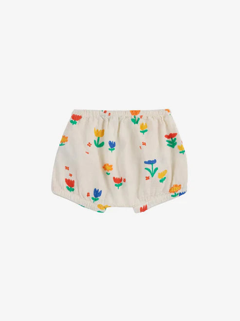 Baby Garden Party all over woven bloomer| Offwhite