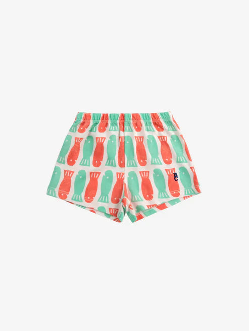 Baby Lucky Fish all over shorts | Offwhite