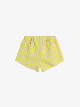 Baby Vichy ruffle woven shorts | Multicolor