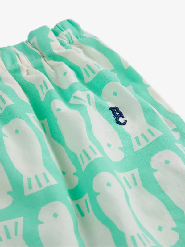 Baby Lucky Fish all over woven harem pants | Light Green