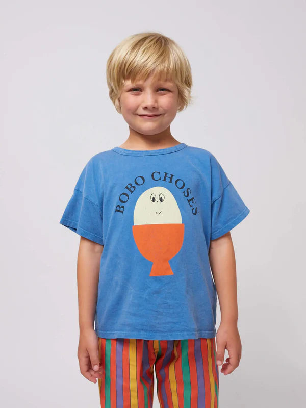 Morning Egg T-shirt | Light Blue