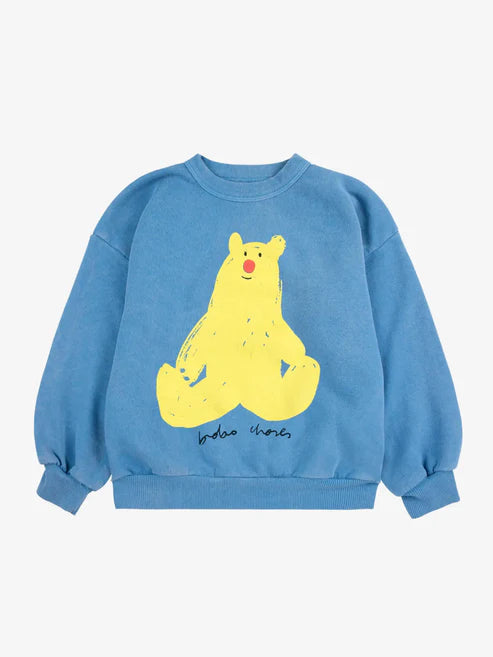 Hug Me Bear sweatshirt | Light Blue