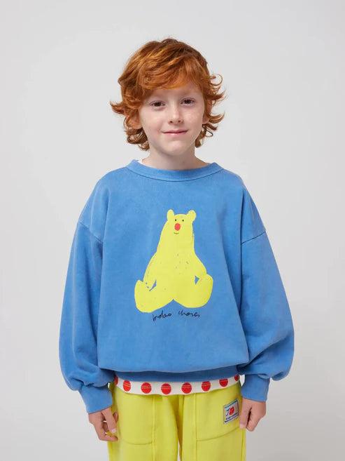 Hug Me Bear sweatshirt | Light Blue