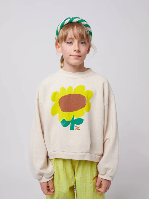 Sunflower cropped sweatshirt | Offwhite