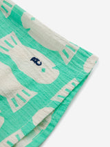 Lucky Fish all over woven shorts | Light Green