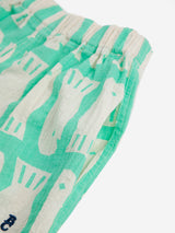 Lucky Fish all over woven shorts | Light Green