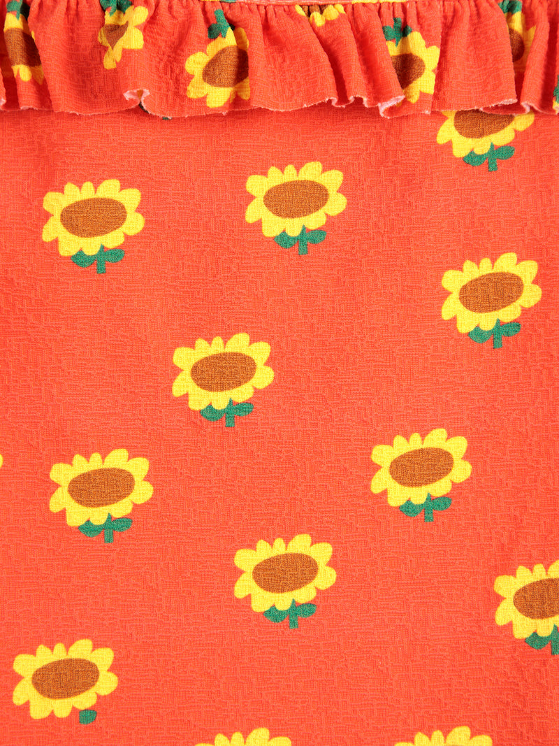 Sunflower all over swimsuit | Red