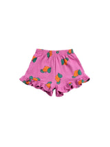 Tangerine All Over Ruffled Shorts