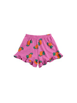Tangerine All Over Ruffled Shorts