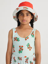 Kids Juicy Tomatoes All Over Reversible Hat