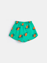 Curious Turnip All Over Swim Trunks