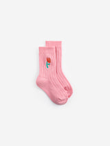 Flower Short Socks Pack x 2
