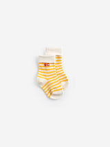 Pixel Strawberry Short Socks Pack x 2