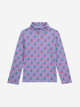 Cherry All Over Turtleneck T-Shirt