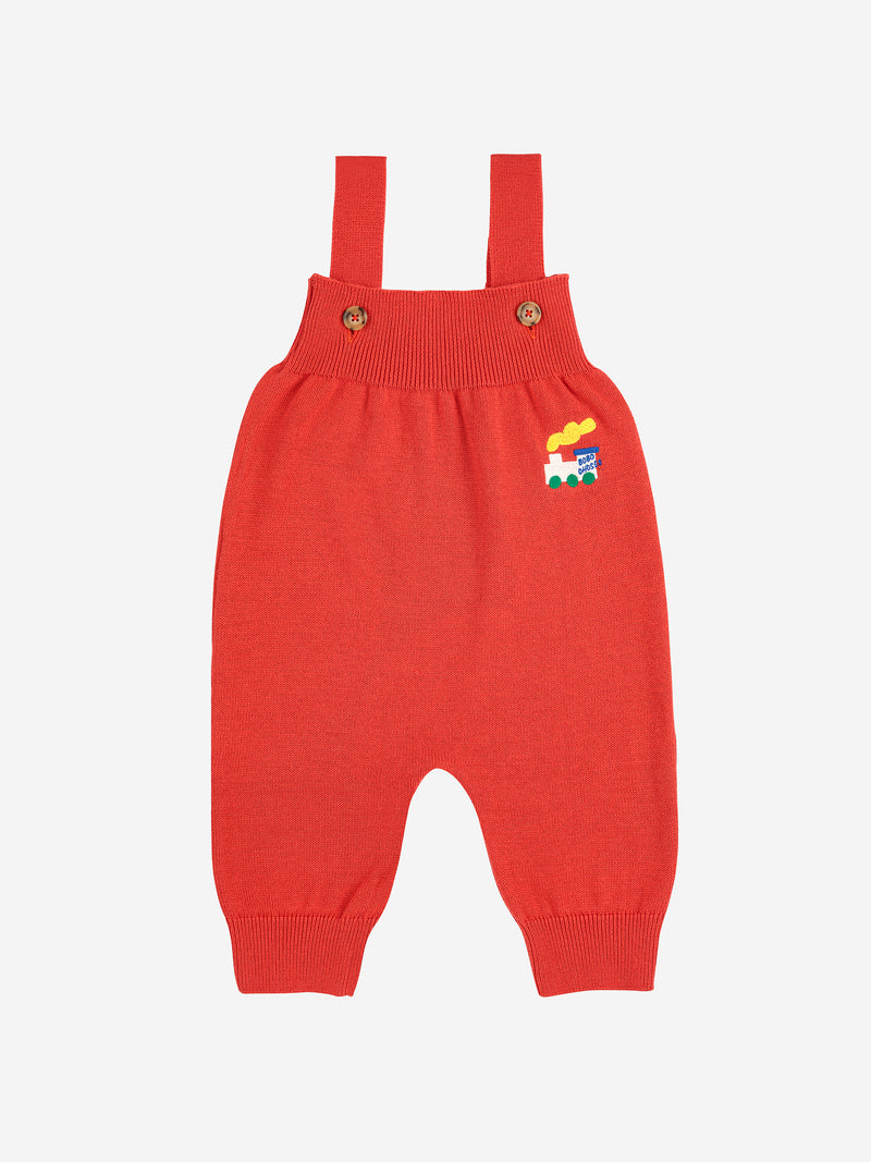 Bobo Choo Choo Knitted Overall | Red