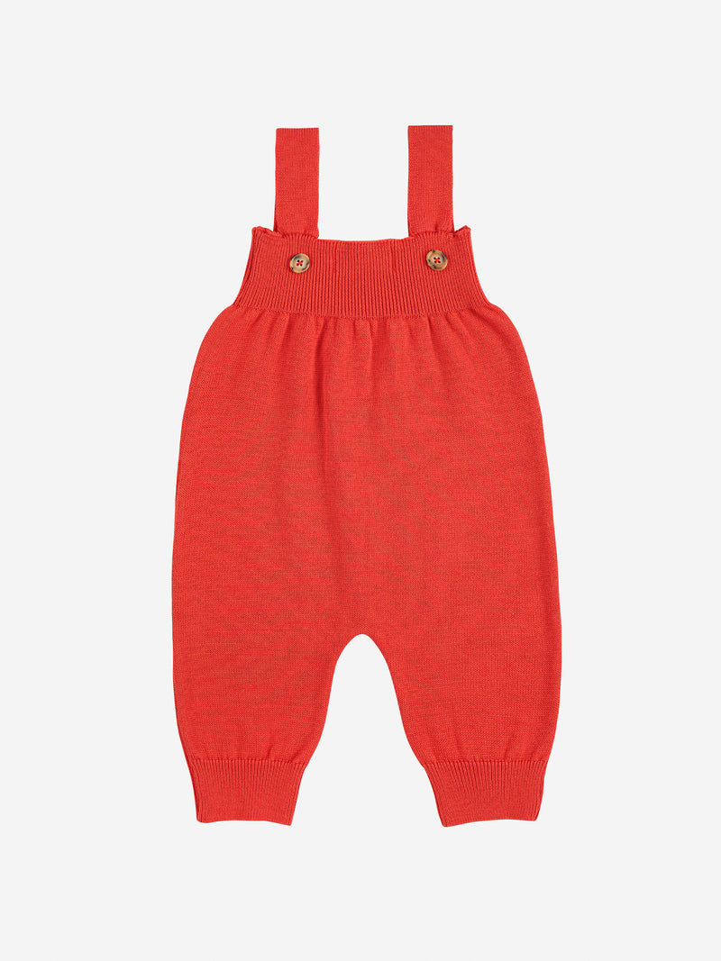 Bobo Choo Choo Knitted Overall | Red