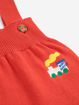 Bobo Choo Choo Knitted Overall | Red