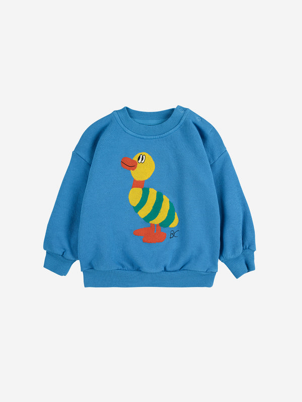 Striped Duck sweatshirt | Blue