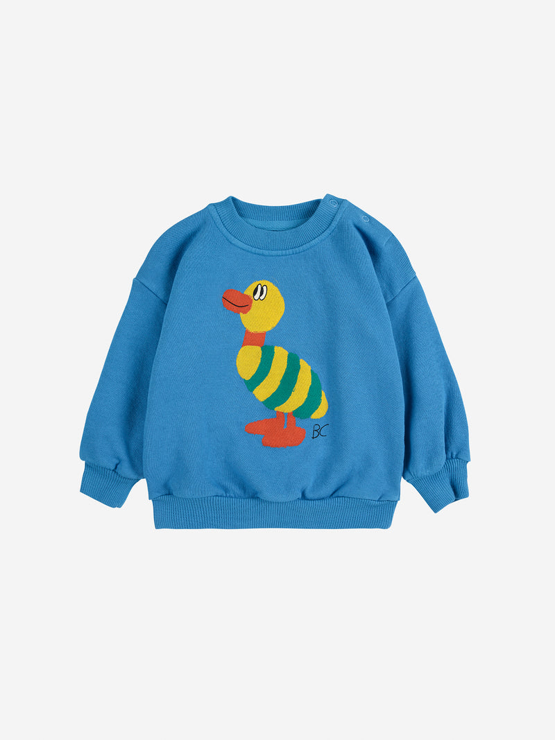 Striped Duck sweatshirt | Blue