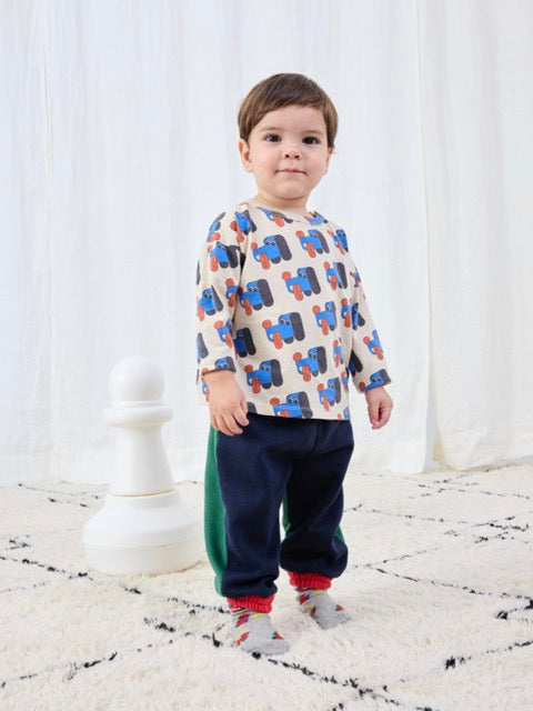 Bobo Choses color block jogging pants | Red
