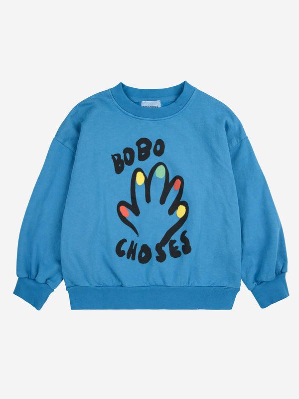High Five Sweatshirt | Blue