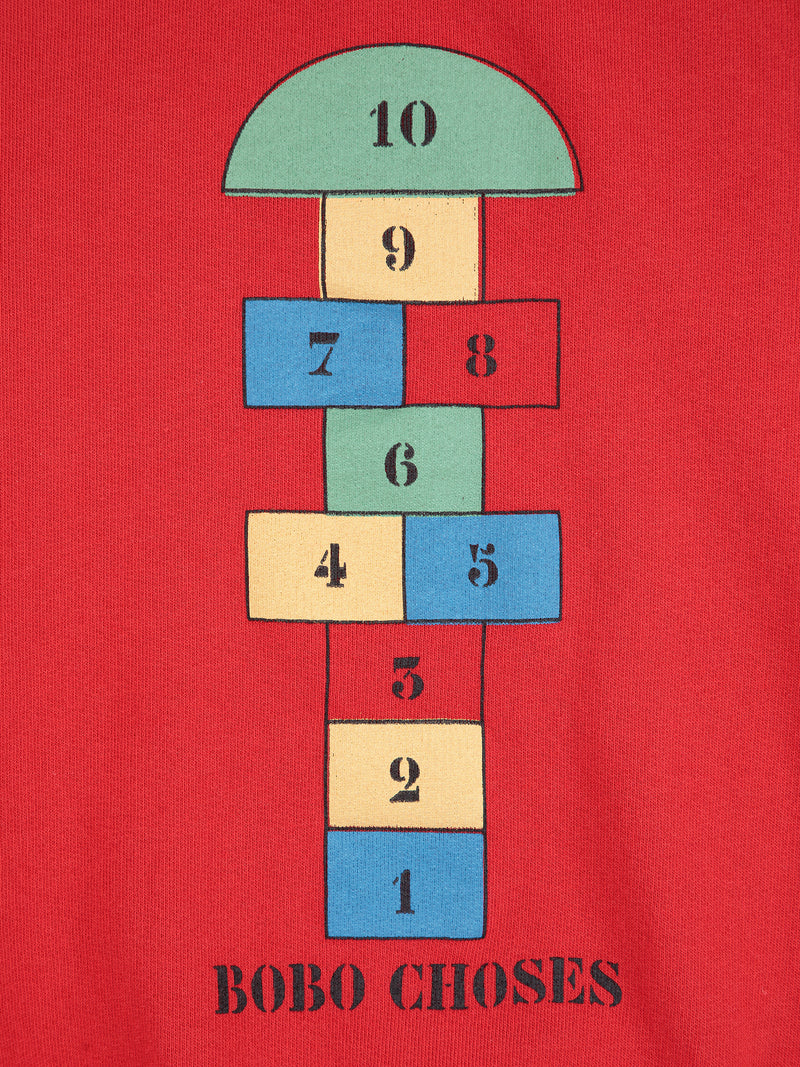 Hopscotch Sweatshirt | Red